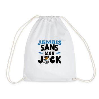 Jamais Sans Mon Jack Russel Pour Propiétaire Chien - Sac de sport léger - blanc - Devant
