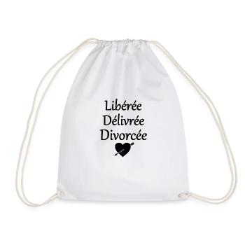 Libérée, délivrée, divorcée - Sac de sport léger - blanc - Devant