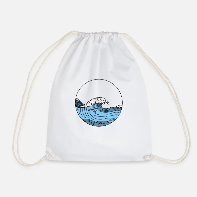 vague - Sac de sport léger - blanc