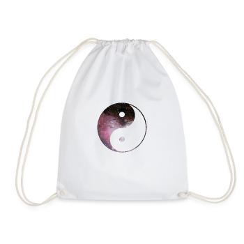 galaxie yin et yang - Sac de sport léger - blanc - Devant