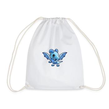 Dragon de givre mignon - Sac de sport léger - blanc - Devant
