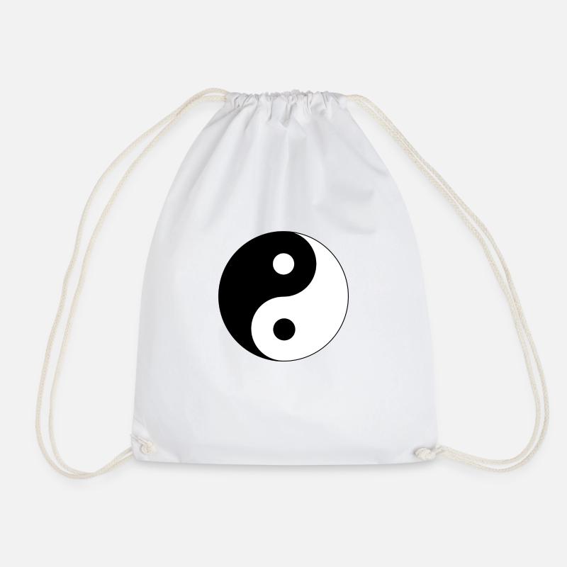 Yin und Yang - Turnbeutel - Weiß