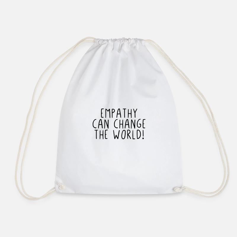 Empathy can change the world! - Turnbeutel - Weiß