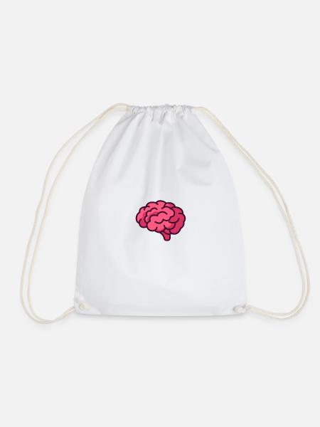 cerveau - Sac de sport léger - blanc
