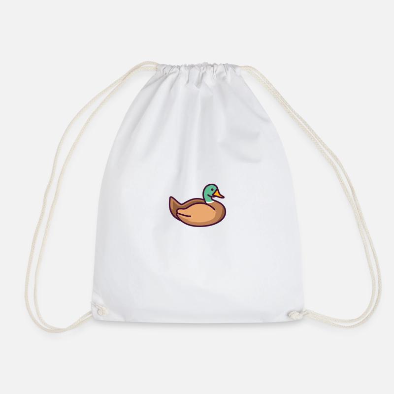 Ente - Turnbeutel - Weiß
