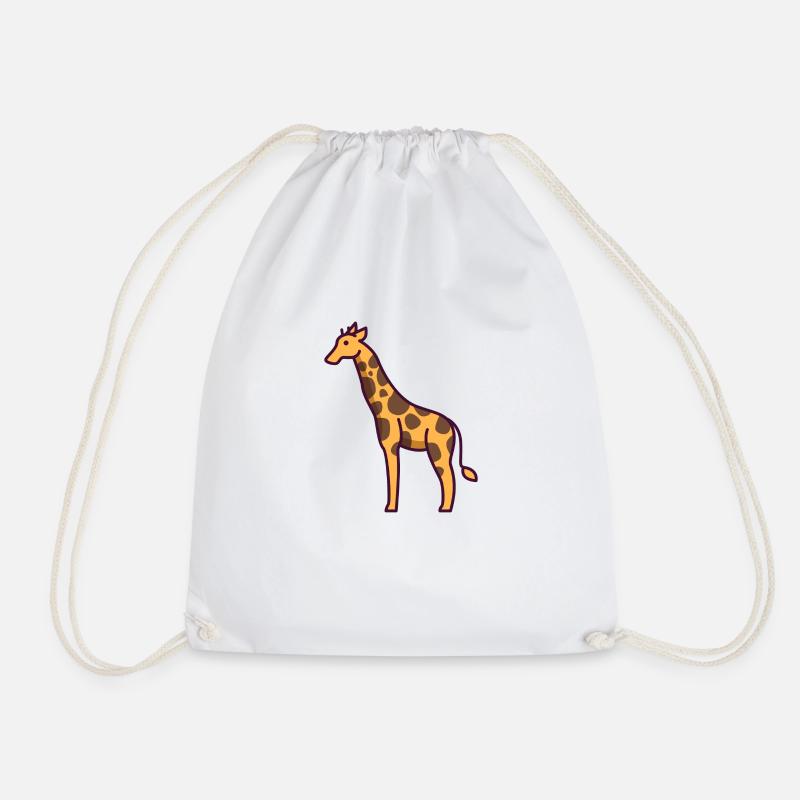 Giraffe - Turnbeutel - Weiß