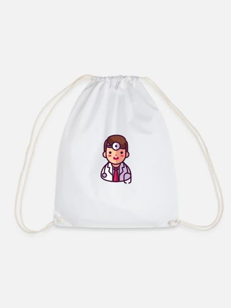 Doctor doctor - Drawstring Bag - white