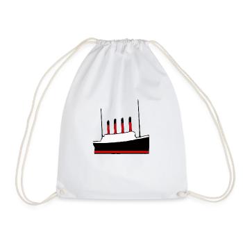 TITANIC LEGEND - Drawstring Bag - white - Front