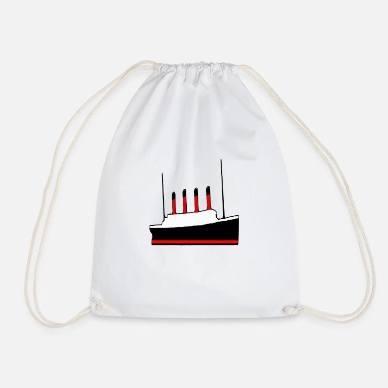 TITANIC LEGEND - Drawstring Bag - white