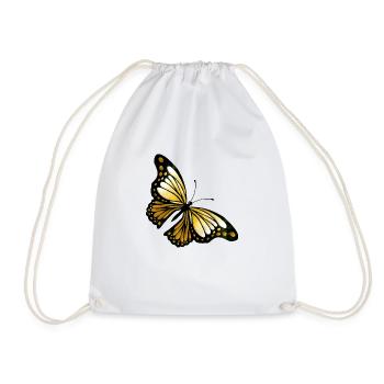 papillon - Sac de sport léger - blanc - Devant