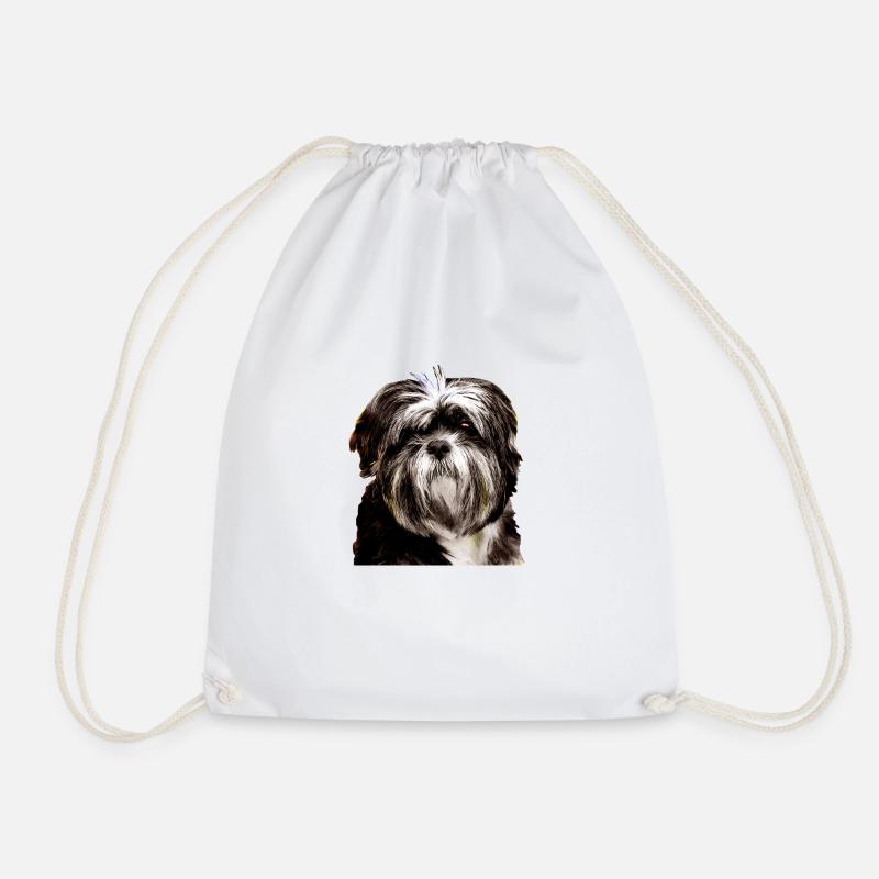 Shih tzu - Turnbeutel - Weiß