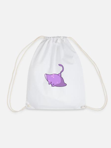 Violet Stingray - Turnbeutel - Weiß