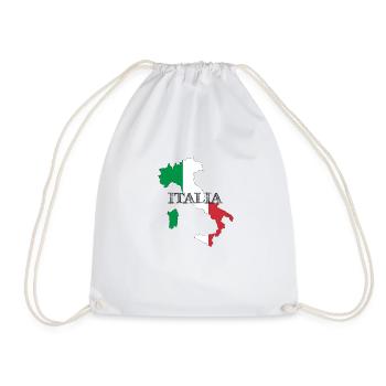ITALY - Drawstring Bag - white - Front