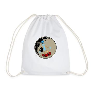skater boy t- shirt cadeau - Sac de sport léger - blanc - Devant