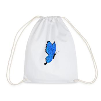 papillon - Sac de sport léger - blanc - Devant