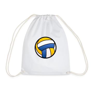 ball volleyball wassersport - Turnbeutel - Weiß - Vorne