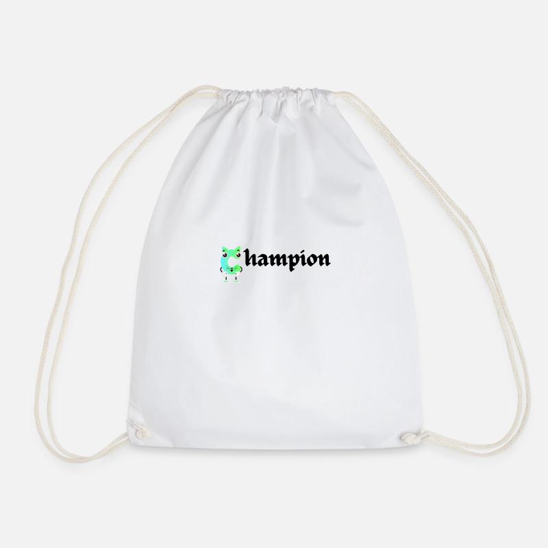 Champion Men s Classic Jersey - Drawstring Bag - white