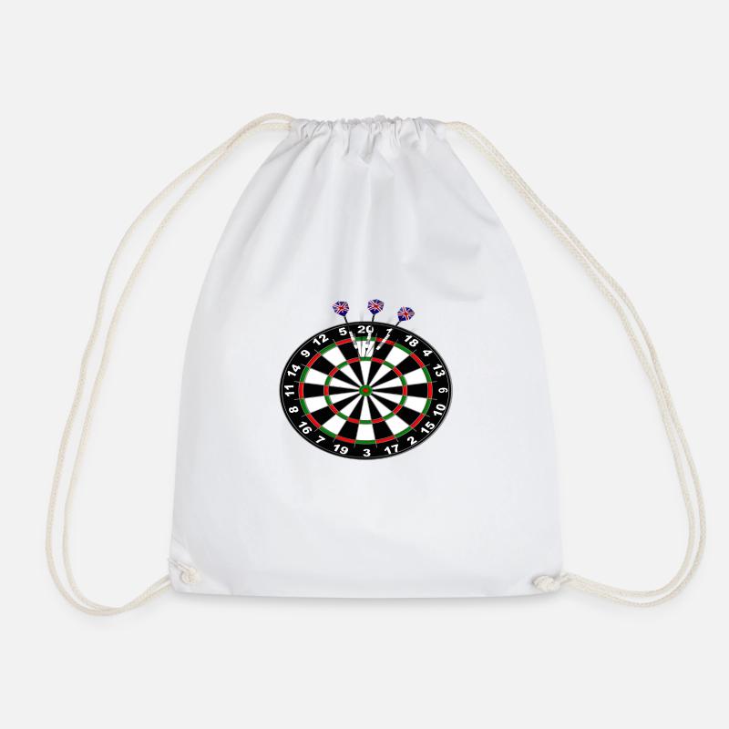 Darts 180 - Turnbeutel - Weiß