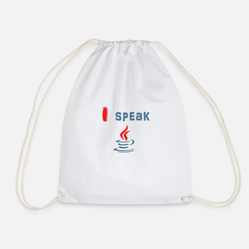 Je parle Java - Je parle Java - Sac de sport léger - blanc
