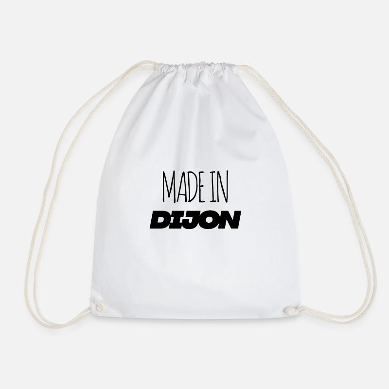 Dijon Made in typical humor - Drawstring Bag - white