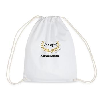 local legend black - Sac de sport léger - blanc - Devant