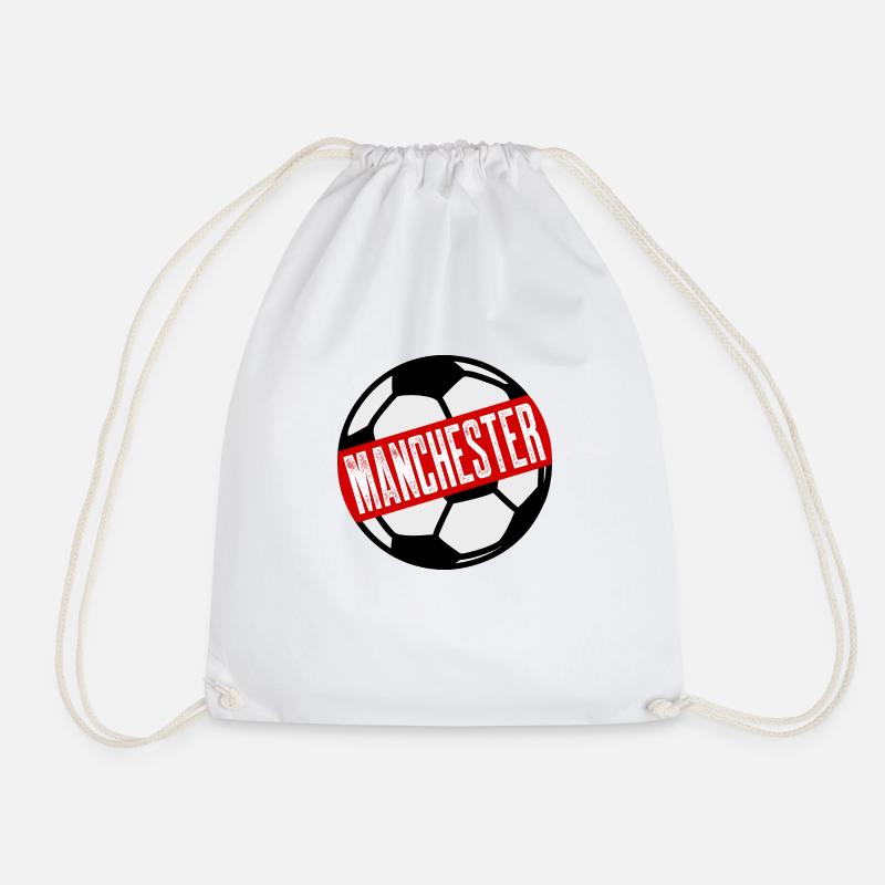 Manchester Fußball - Turnbeutel - Weiß