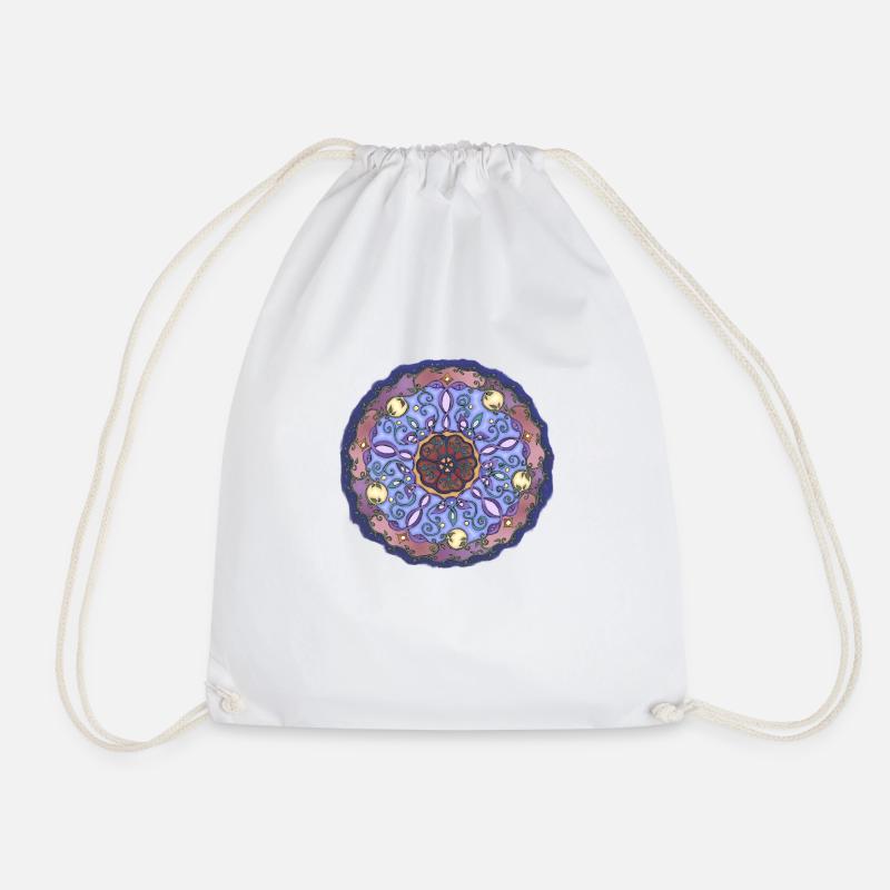 ayahuasca mandala - Turnbeutel - Weiß