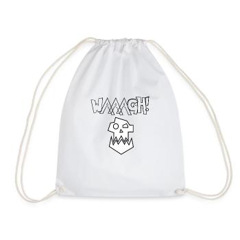 Waaagh 2 - Drawstring Bag - white - Front