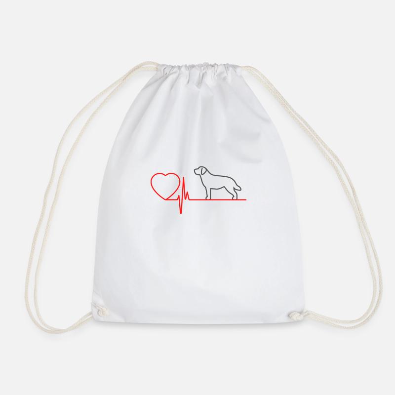 Labrador - Drawstring Bag - white