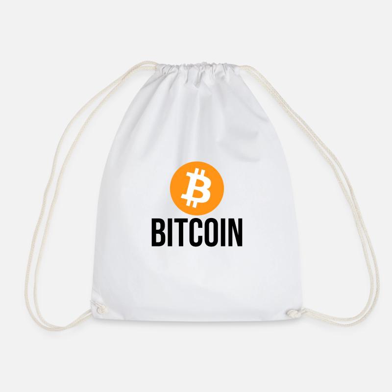 bitcoin - Turnbeutel - Weiß