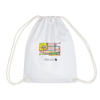 Cool surfer - Drawstring Bag - white - Front