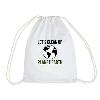 nettoyons la planète terre - Sac de sport léger - blanc - Devant