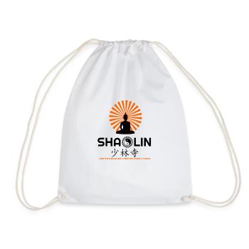 I love Shaolin, Shaolin Kung Fu, Shaolin hoodies, - Drawstring Bag - white - Front