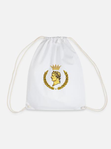 Napoleon gekrönt - Turnbeutel - Weiß