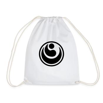 Shinkyokushin - Drawstring Bag - white - Front
