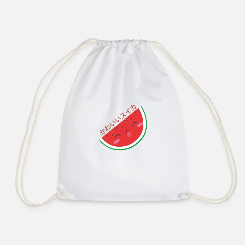 kawaii sandia - Turnbeutel - Weiß