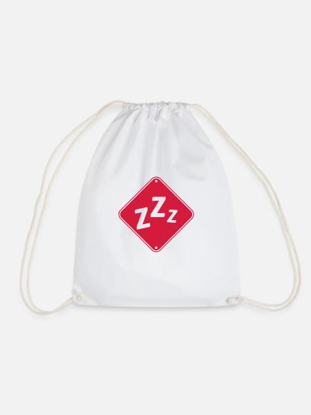 Zzz attention ronfler - Sac de sport léger - blanc