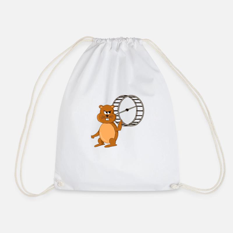Rat race - Drawstring Bag - white