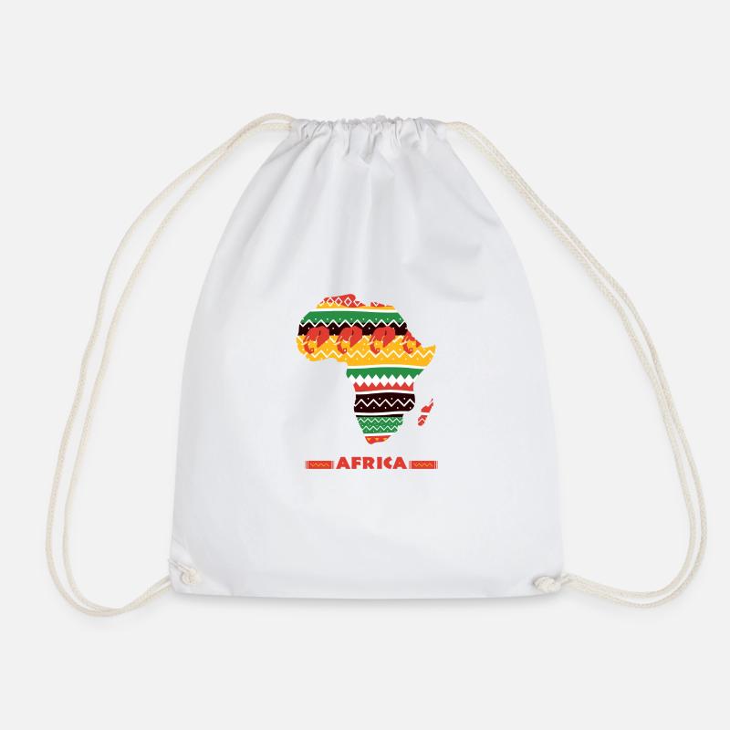 AFRIKA Mutter afrika mia - Turnbeutel - Weiß