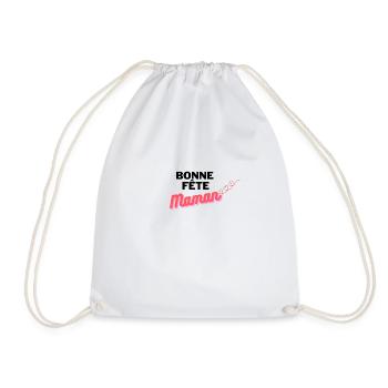 BONNE FETE MAMAN - Sac de sport léger - blanc - Devant