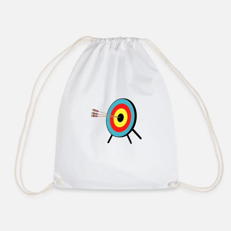 Three Arrow Bullseye - Turnbeutel - Weiß
