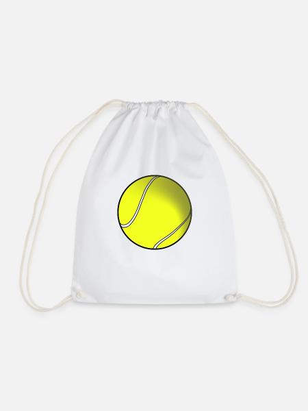 Tennisball - Turnbeutel - Weiß