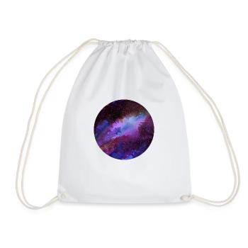 Galaxy Design - Turnbeutel - Weiß - Vorne