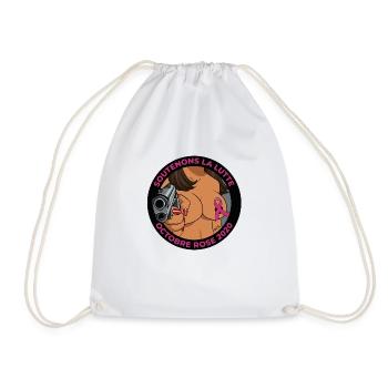 Octobre Rose - Sac de sport léger - blanc - Devant