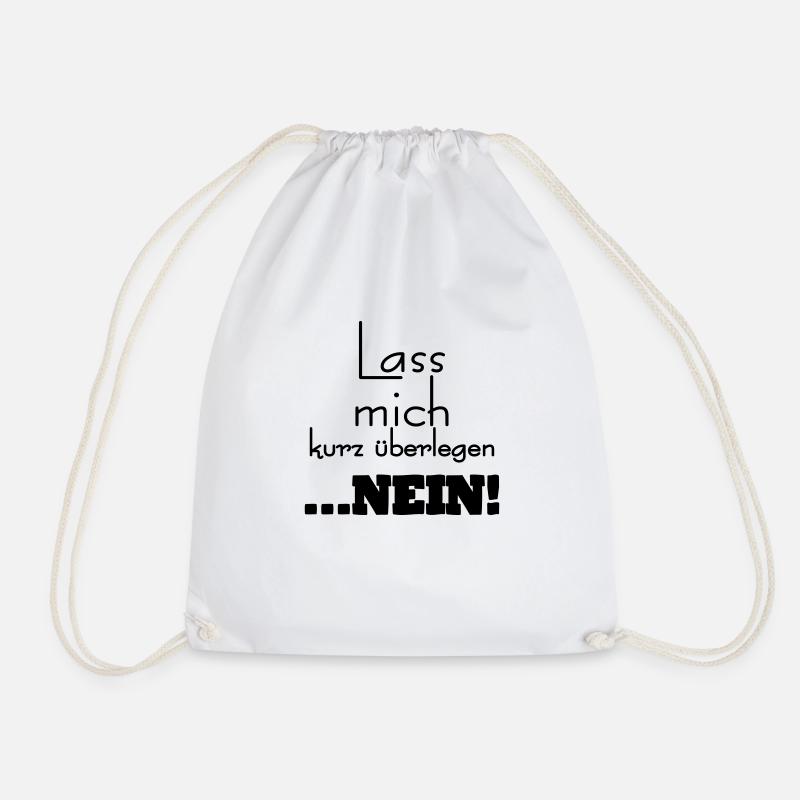 NEIN - Turnbeutel - Weiß