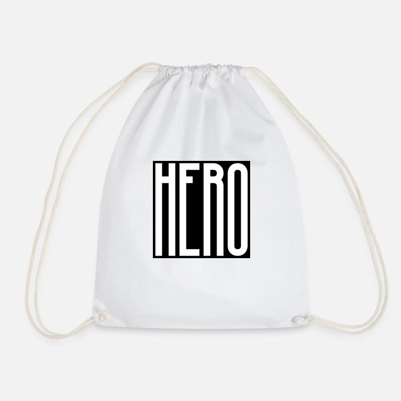 Hero - Turnbeutel - Weiß