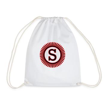 S - Drawstring Bag - white - Front