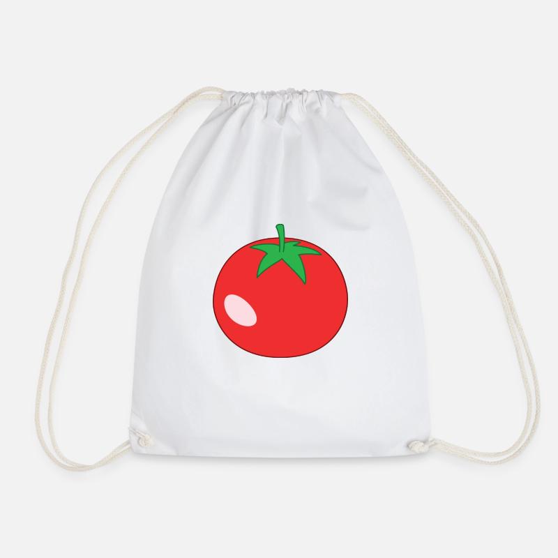 Tomate - Turnbeutel - Weiß