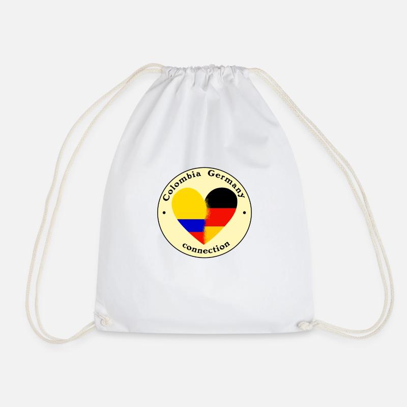 Colombia Germany connection - Turnbeutel - Weiß
