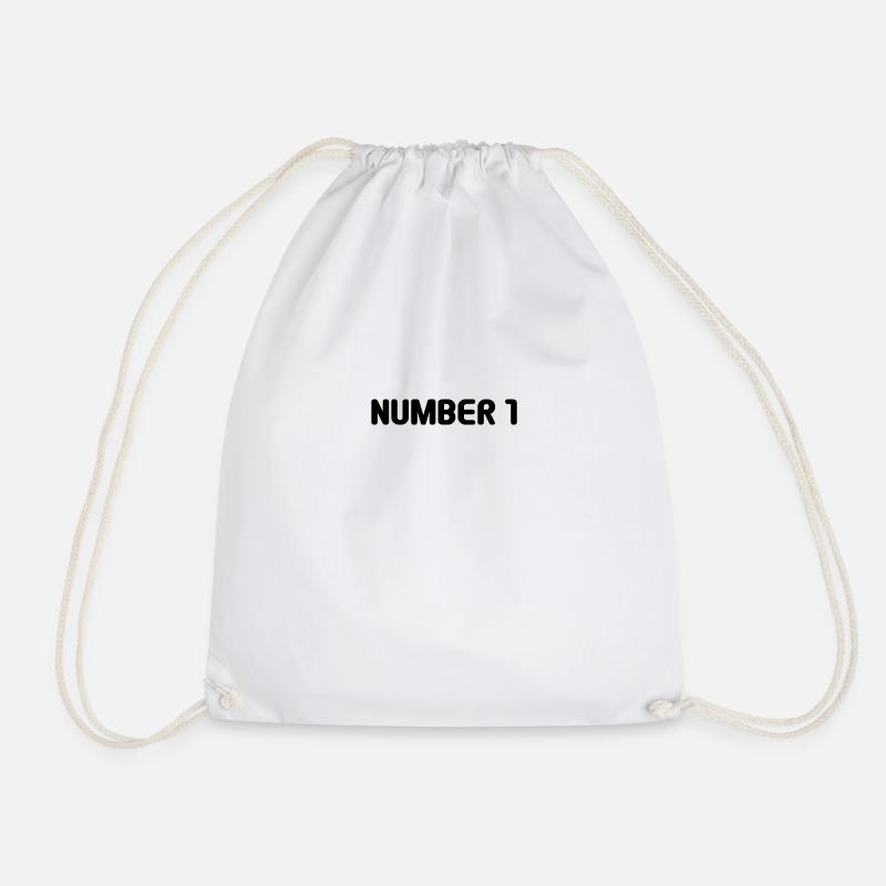 NUMMER 1 - Turnbeutel - Weiß